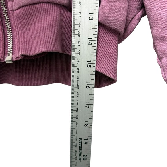ALO Women's Washed Sweet‎ Escape Hoodie - Soft Mulberry Wash Size XS - Picture 9 of 10